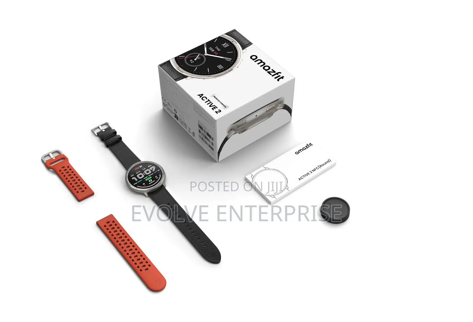 Amazfit Active 2 Premium Smart Watch Fitness Tracker (Round)