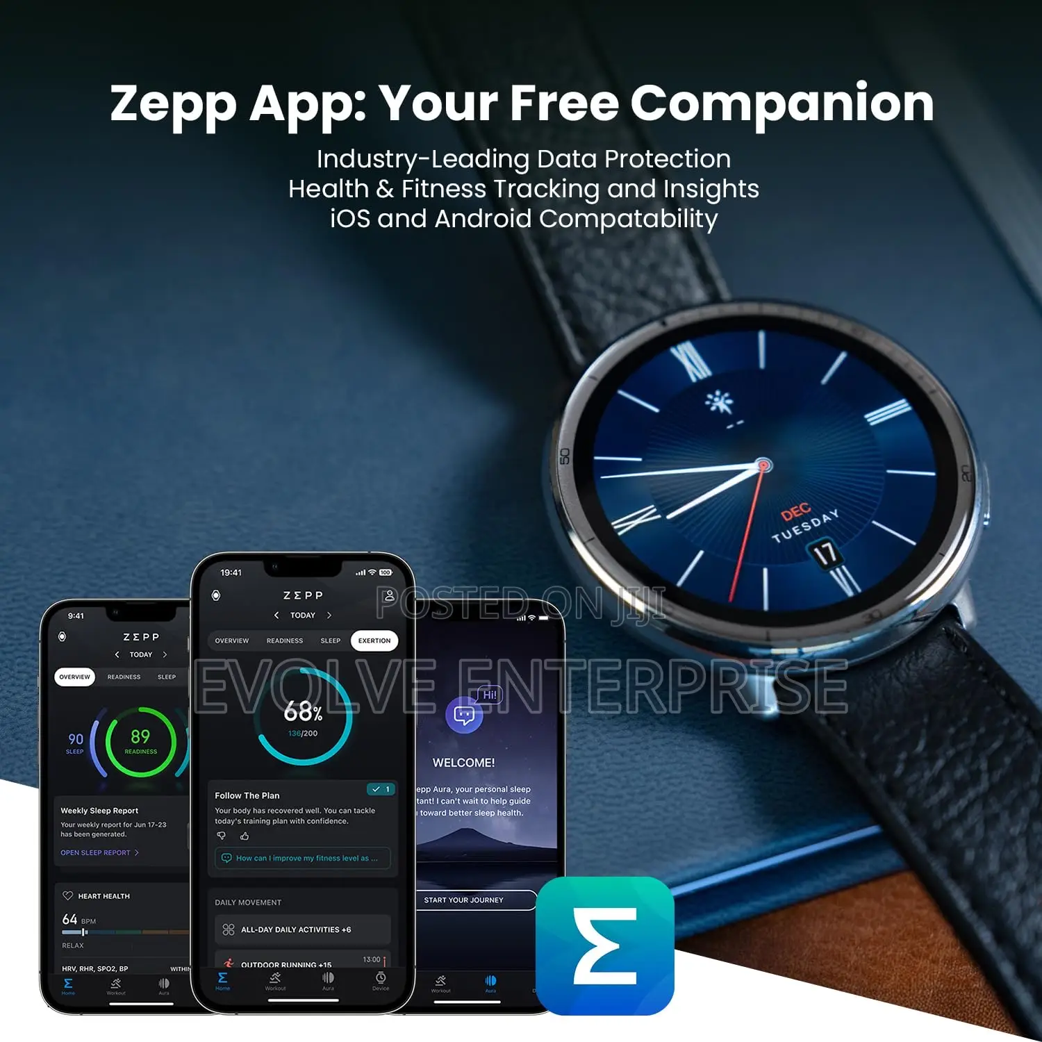 Amazfit Active 2 Premium Smart Watch Fitness Tracker (Round)