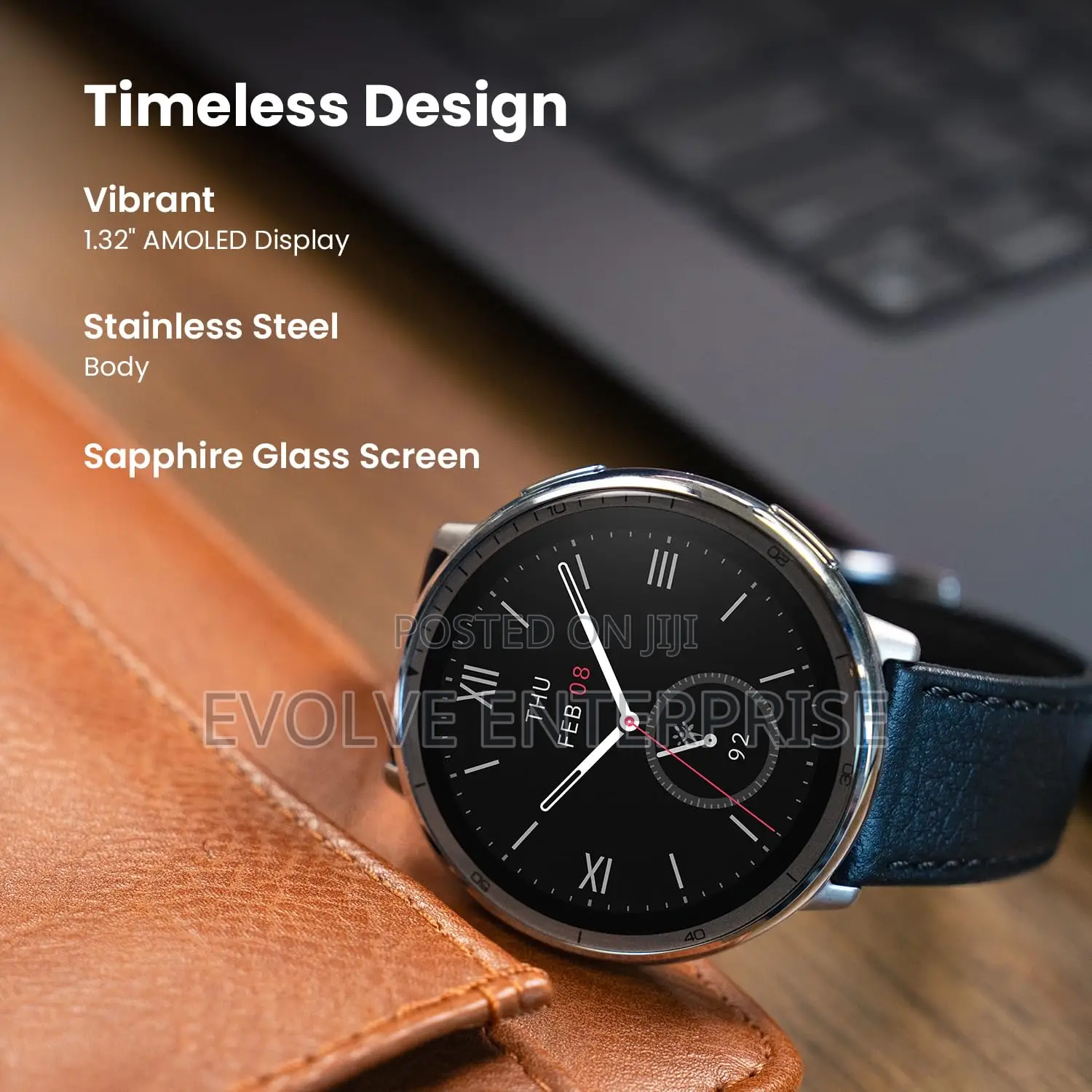 Amazfit Active 2 Premium Smart Watch Fitness Tracker (Round)