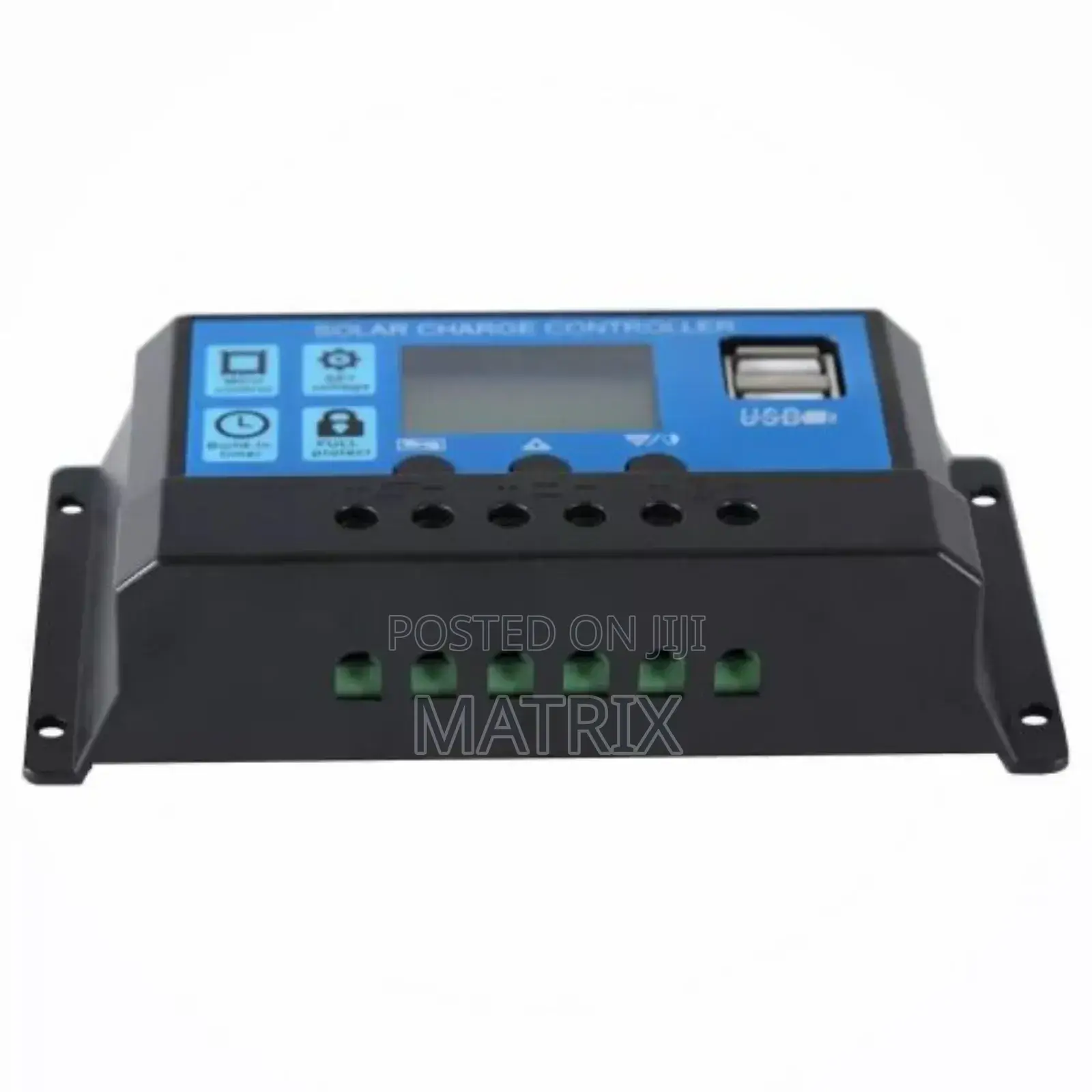 Solar Charge Controller 12/24v LCD Solar Panel Battery Regulator 10a