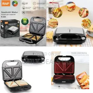 Raf 2 Slices of Egg Roasting Non-Stick Triangle Sandwich Toaster