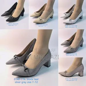 Block Heel Ladies Shoes