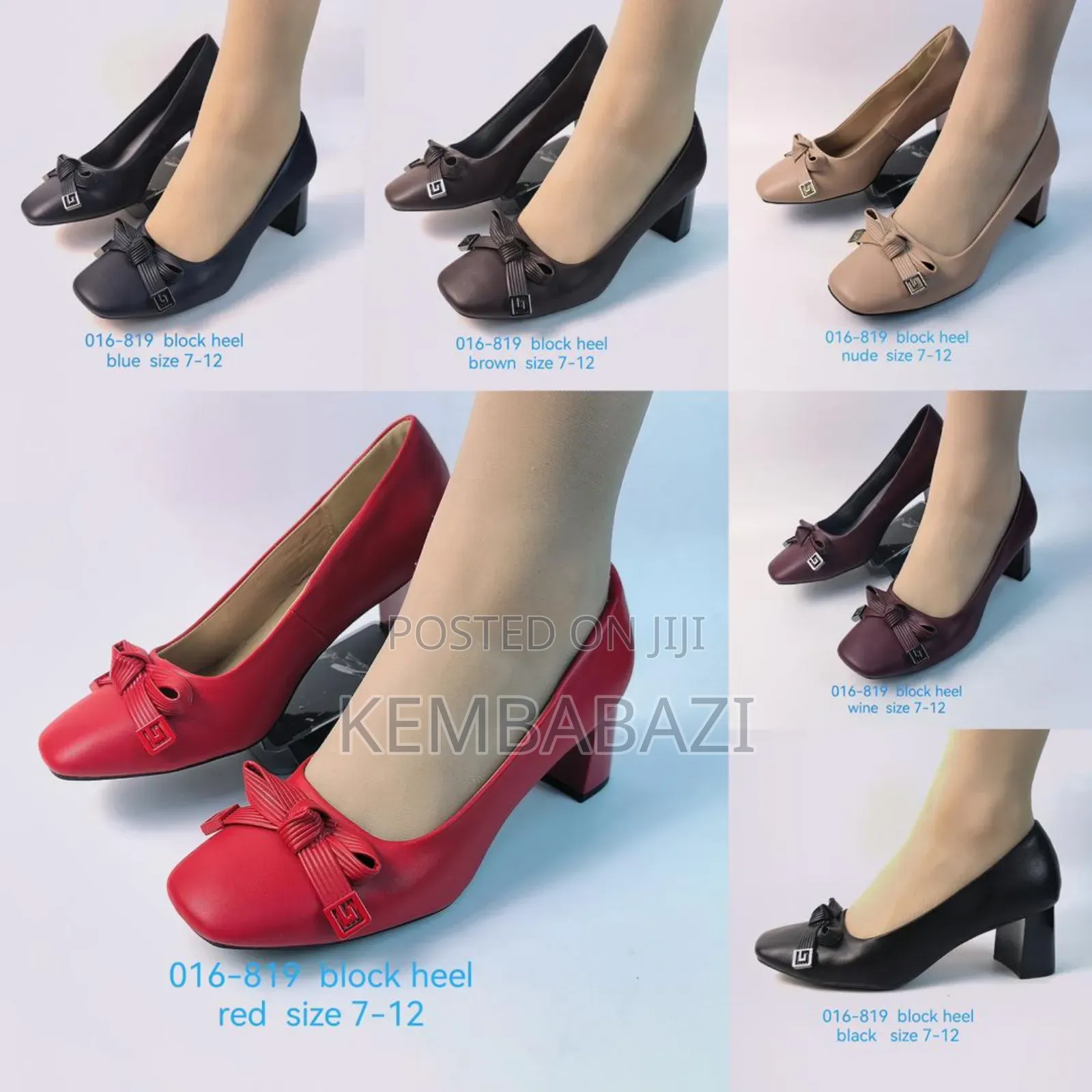 Block Heel Ladies Shoes