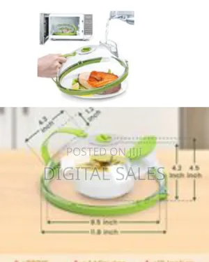 Microwave Cover for Food, Clear Microwave Splatter Cover