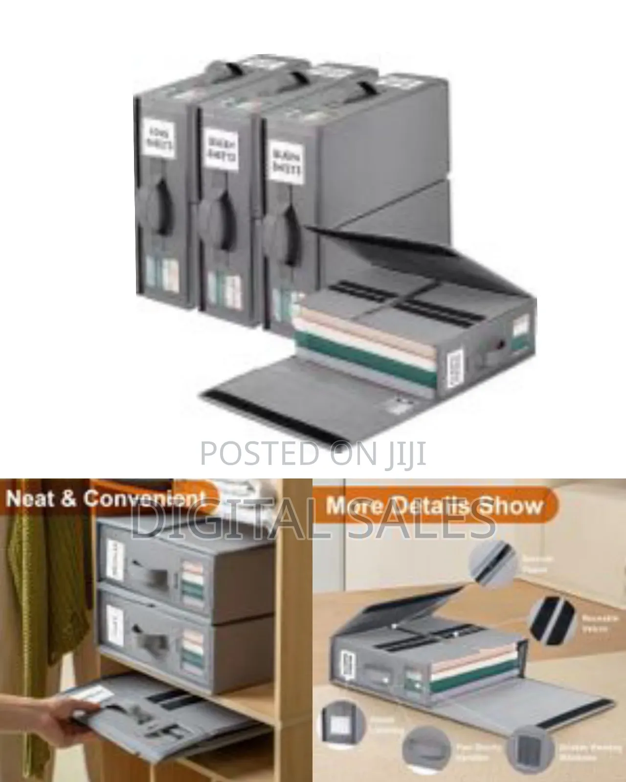 2 Pack Bed Sheet Organiser, Foldable