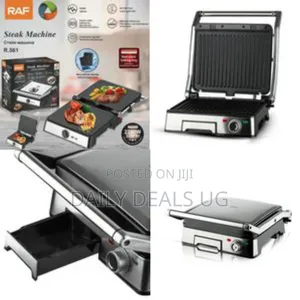Raf Electric Steak Machine Vertical Panini Grill Press Sandwich Maker