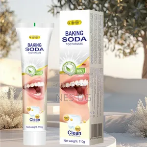 Baking Soda Toothpaste & Fresh Mint For Teeth Whitening & Fresh Breath