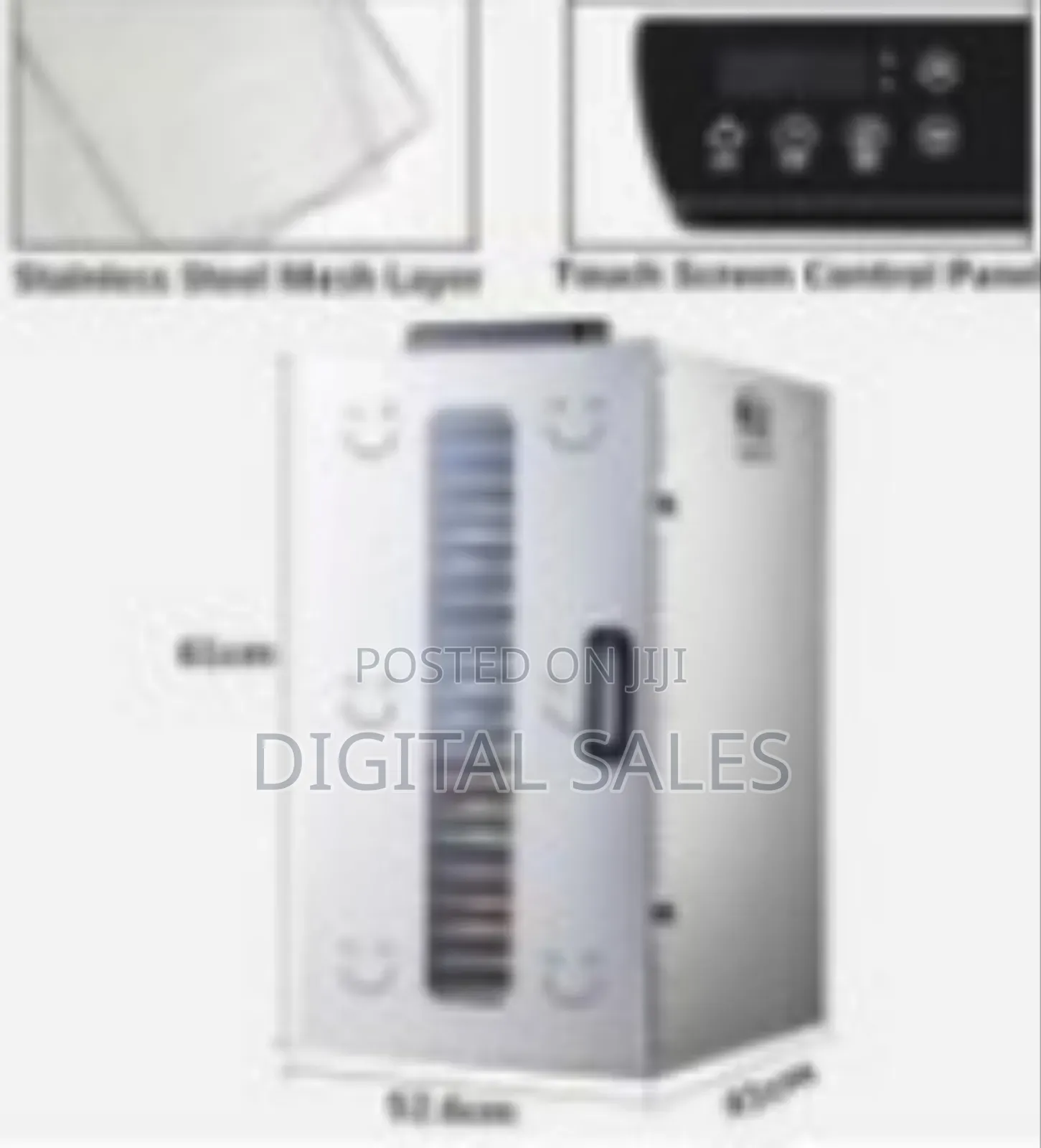 Stainless Steel 18 Tray Layers Food Dehydrator Dryer 1500w, 30-90°c
