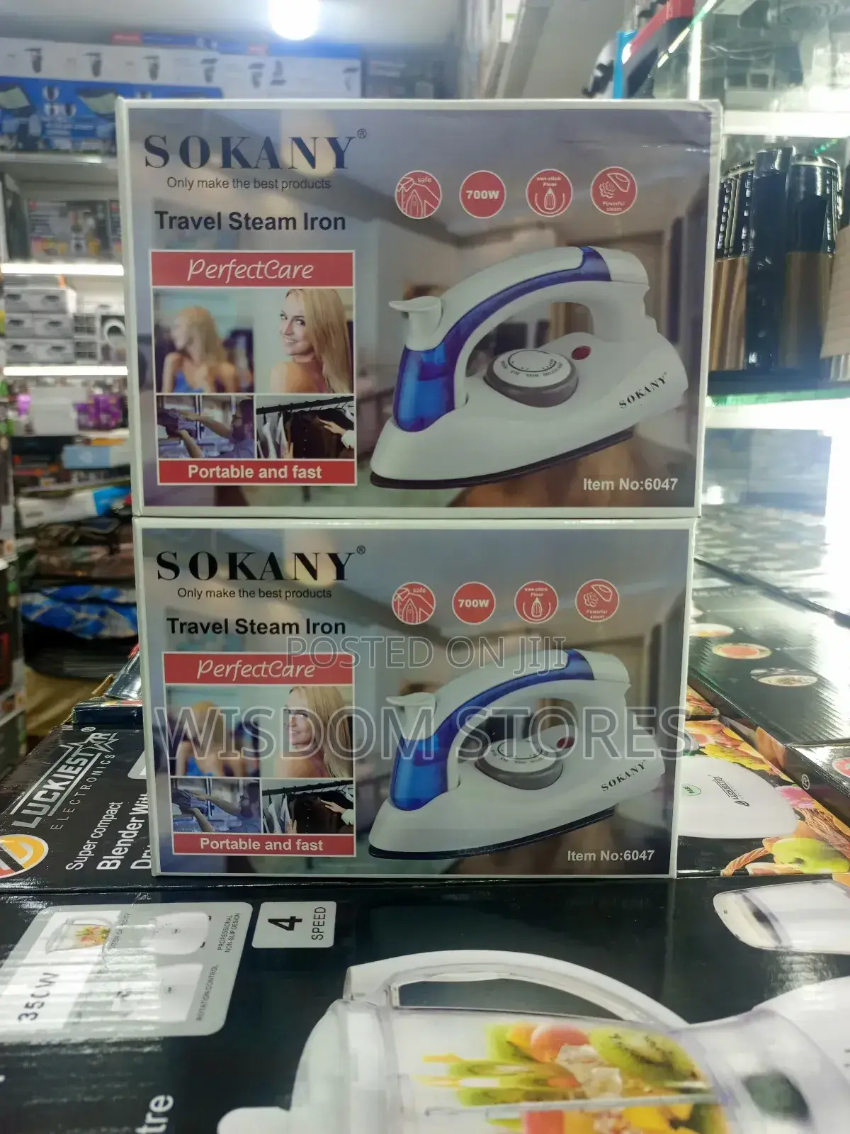 Sokany Travel Steam Iron.