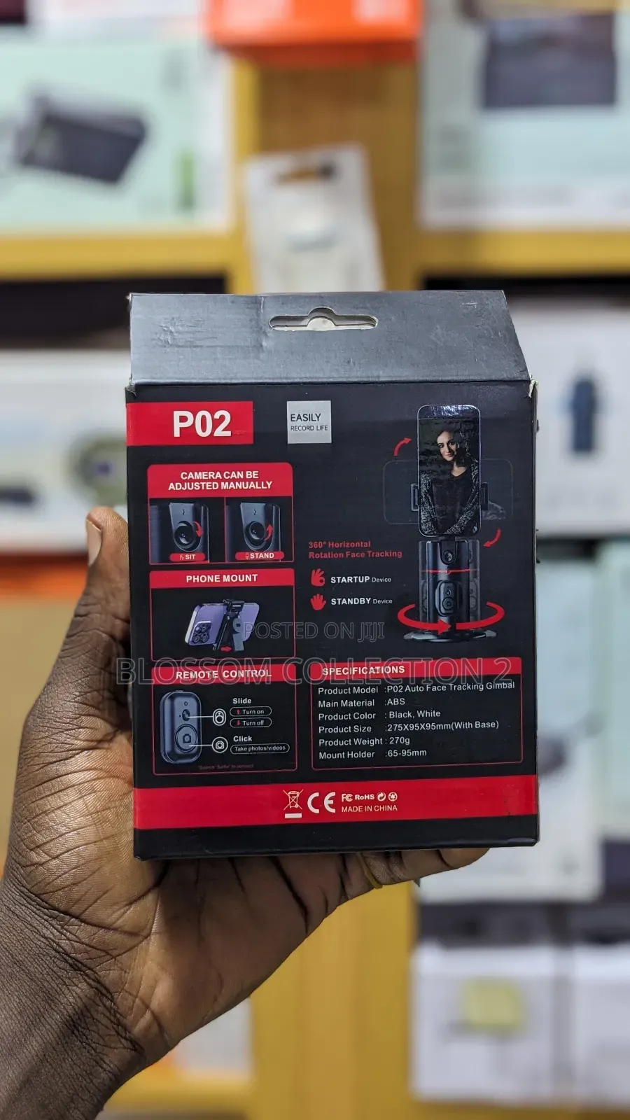 P02 Auto Face Tracking Desktop Gimbal