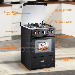 Winning Star 4-Burner Gas Stove With an Oven