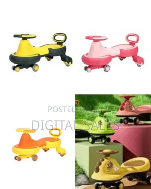 Baybee Gliddo Baby Swing Car for Kids With Led Lights Music