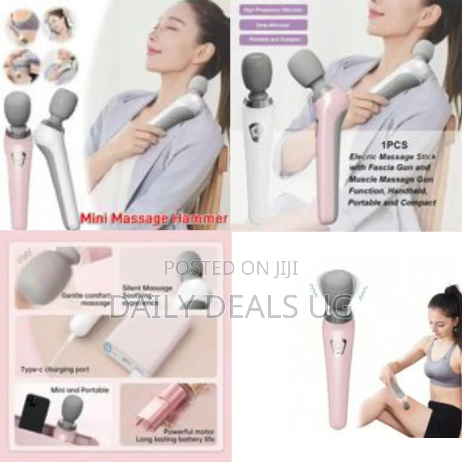 Portable Electric Massage Stick, High Frequency Vibration Massage
