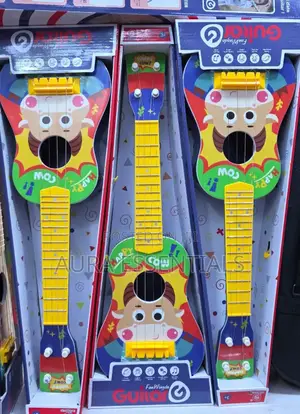 Cow Print Kids Beautiful Learners Guitar