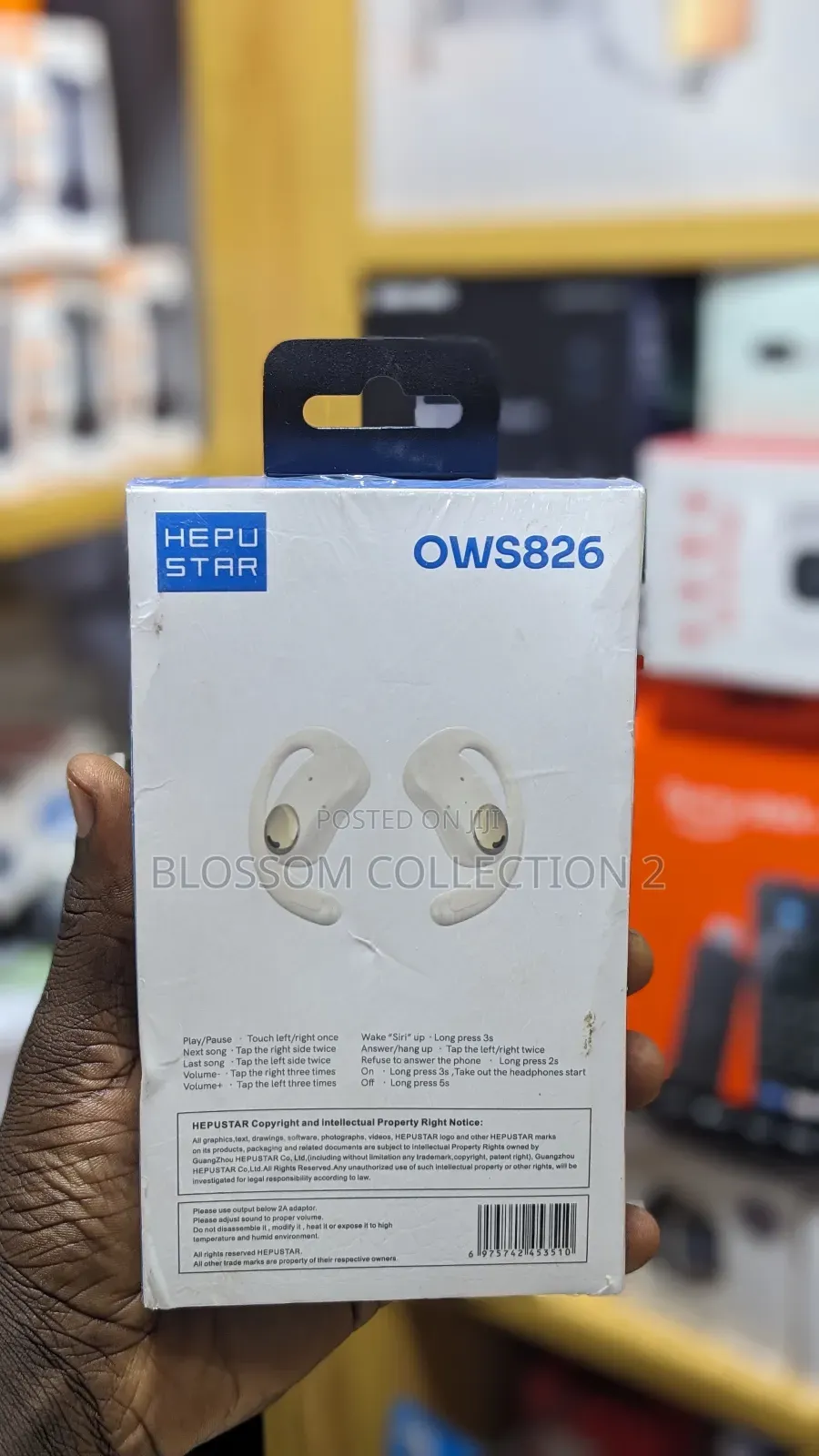 Ows Wireless Bone Conduction Open Ear Earphones Bluetooth 5.4