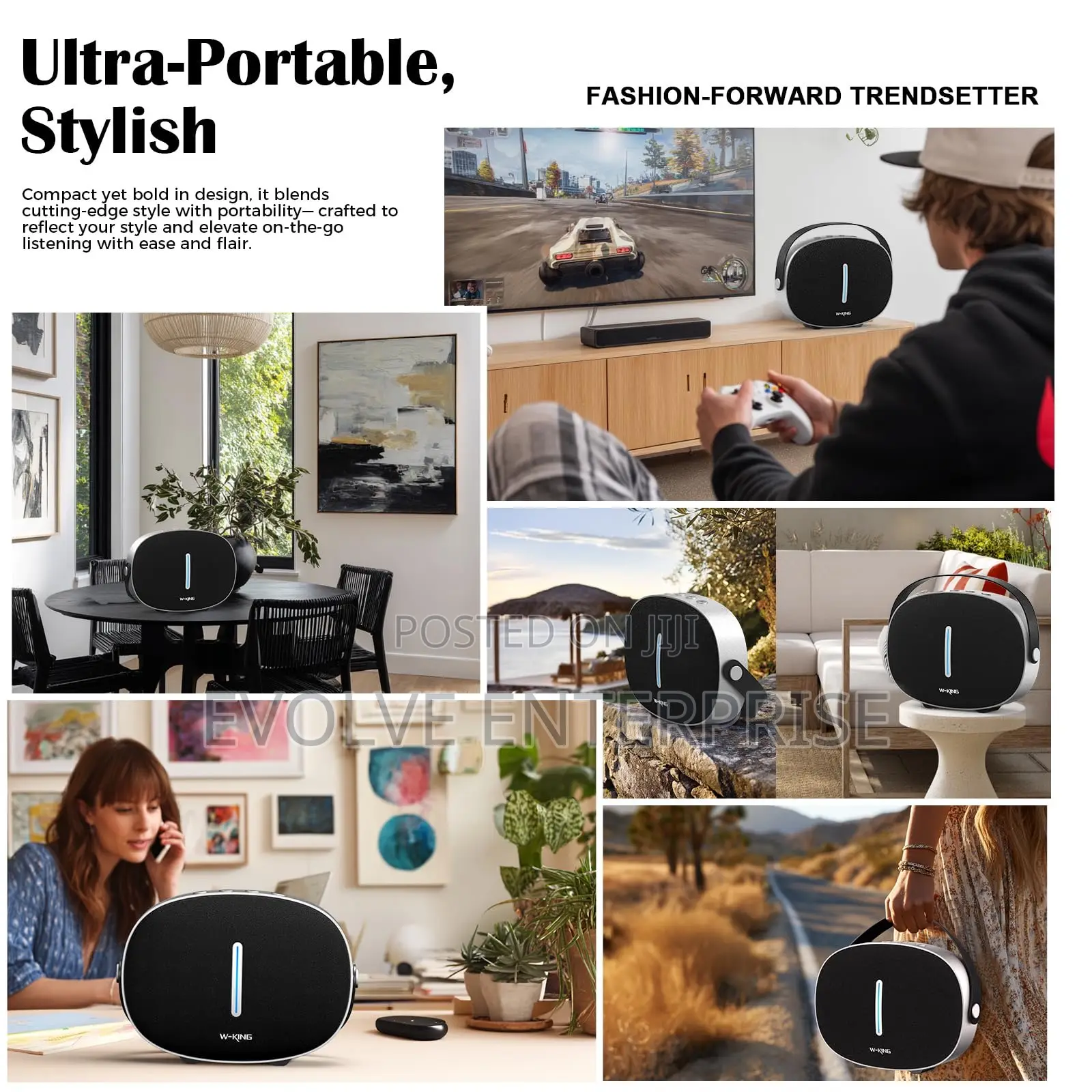 W-King T8ii Portable Bluetooth Speaker