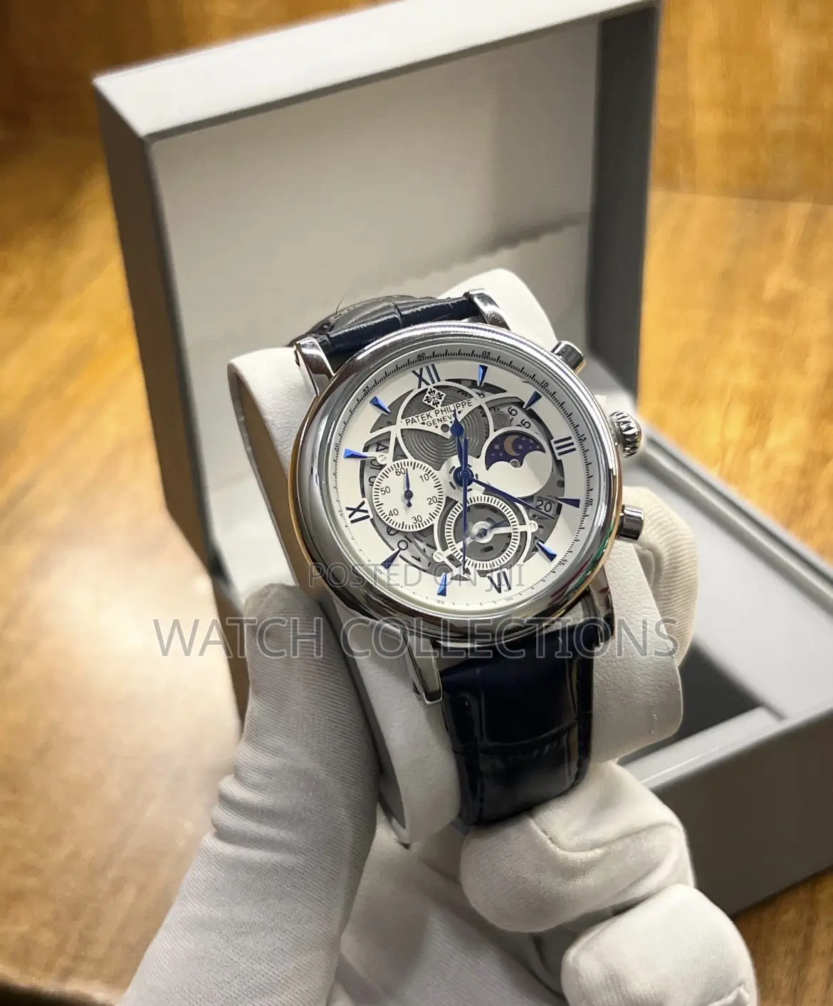 Chronograph Patek Phillipe Leather Watch