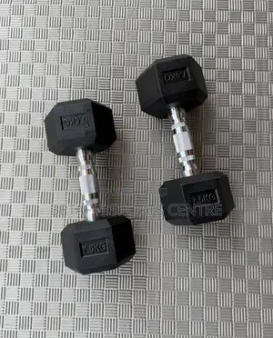Hexagon Dumbbells 7.5kg Pair