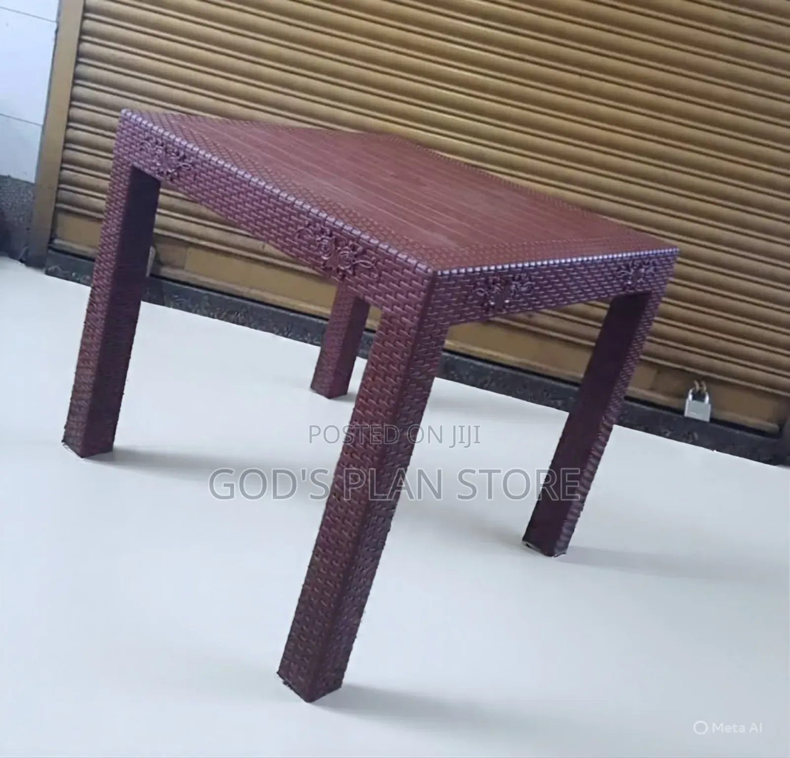 Plastic Rattan Table Plastic Table 90×90