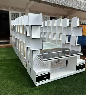 Black and White Tv Stand