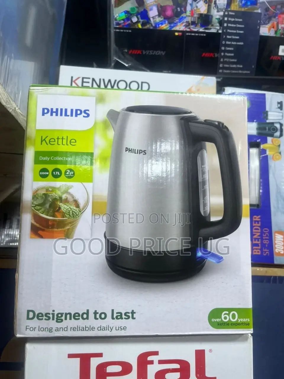 Phillips Kettle Stainless 220w 1.7l