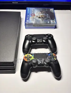 Sony Playstation 4 Pro 1tb Console 2 Controllers and 3 Games
