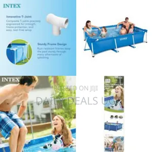 3834l Pvc Intex Rectangular Frame Above Ground Outdoor Backyard Splash