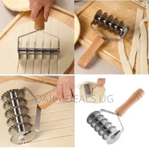 Pastry Cutter Set 6 Wheel Stainless Steel Lattice Dough Cutter
