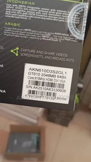 Arktek Geforce Gt 610 2gb Graphics Card
