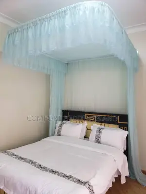 Wall Mount Mosquito Net Blue