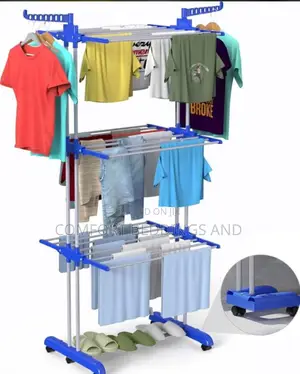 Clothes Drying Rack Blue
