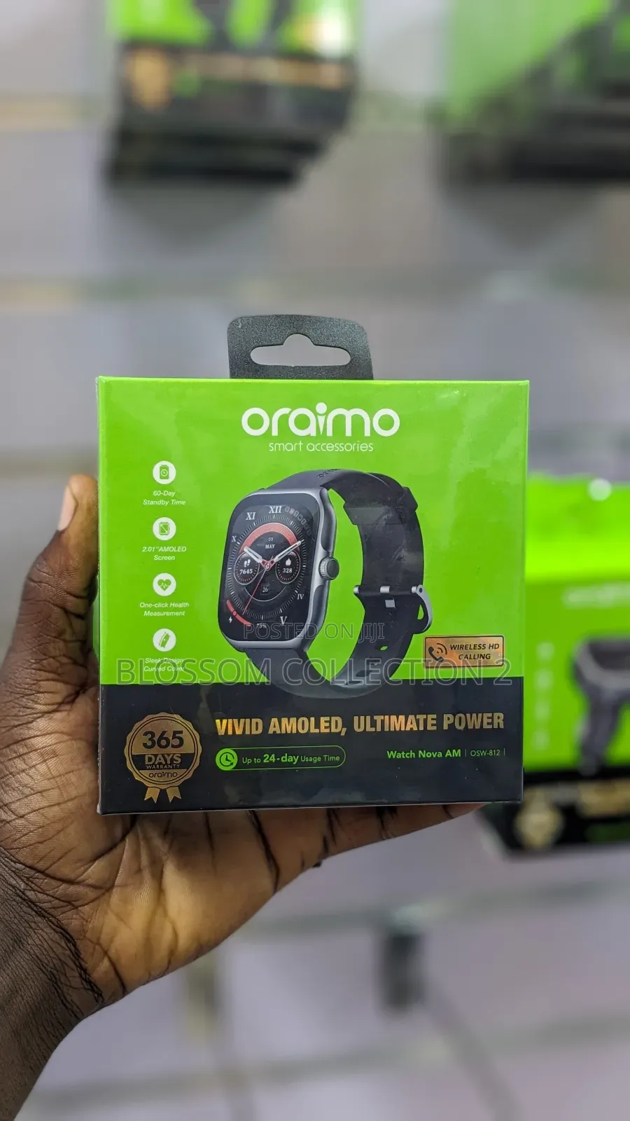 Oraimo Watch Nova Am 2.01" Amoled Screen Curved Smart Watch