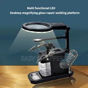 Magnifier With Auxiliary Clip Helping Hand