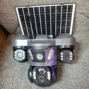 Tripple Lens Solar CCTV Smart Camera With Night Vision and Motion