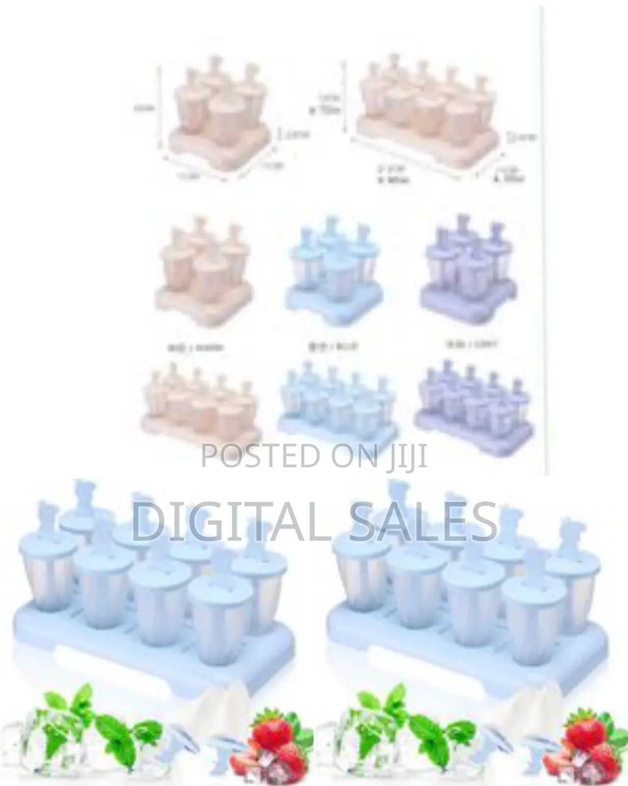 Ice Cream Molds Popsicles With Stick Pp Material Reusable Popsicle