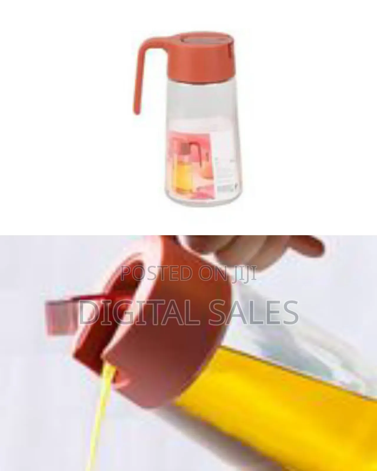 Automatic Open-Close Oil Dispenser 700ml Glass