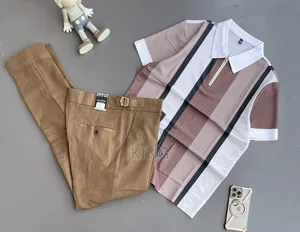 Dapper Beltless Pants and T-Shirt