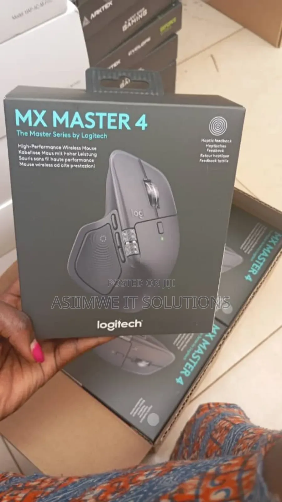 Logitech Mx Master 4 High-Performance Wireless Mouse.