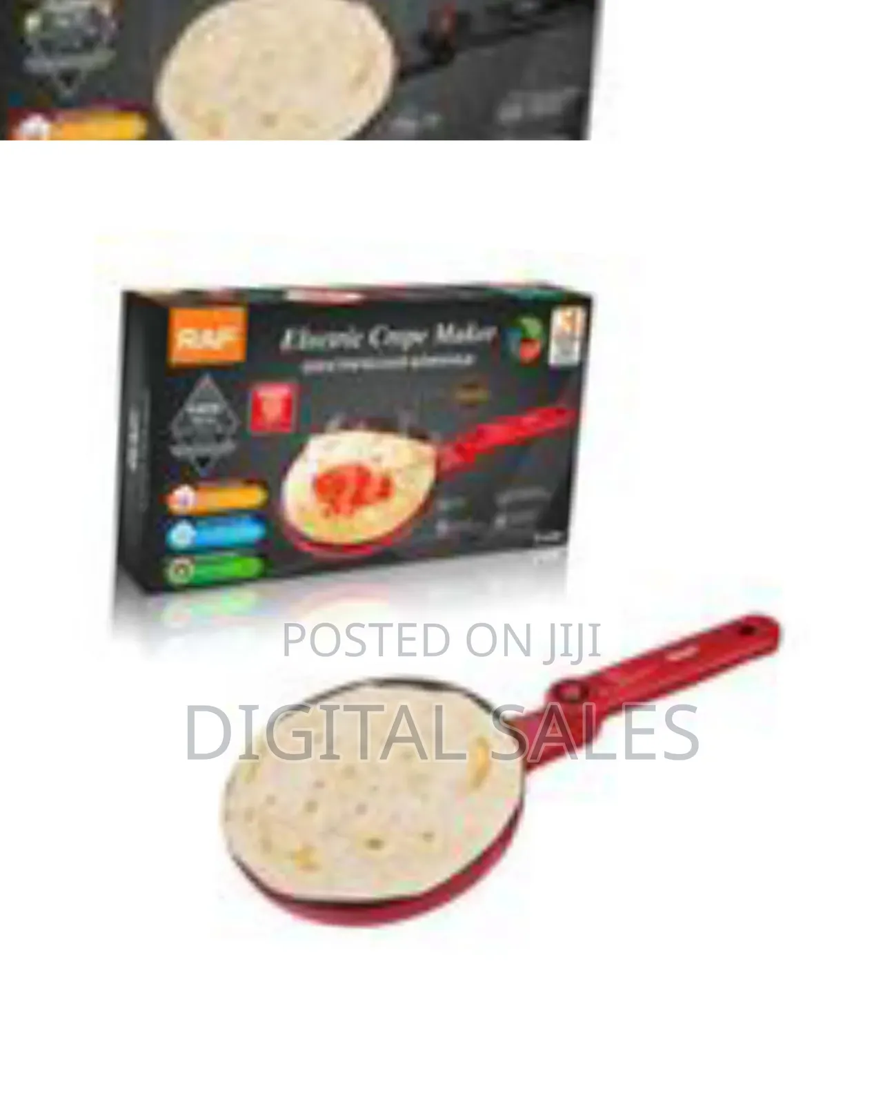 Raf 3 Steps Non-Stick Electric Chapati Pancake Crepe Maker