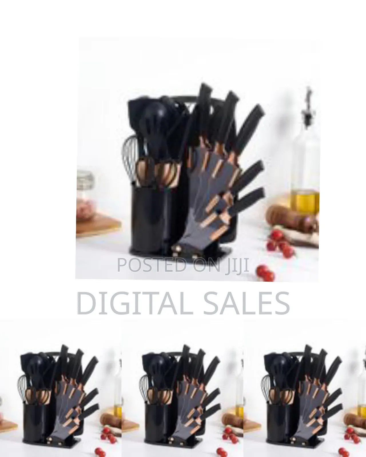 Kitchen Utensils Set and Knives Set,19-in-1 Kitchen Knife