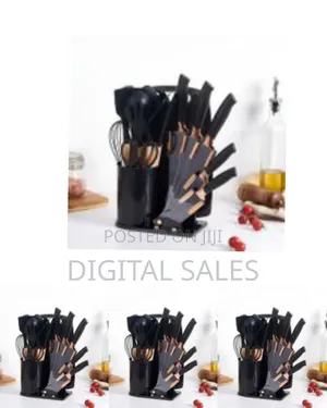 Kitchen Utensils Set and Knives Set,19-in-1 Kitchen Knife