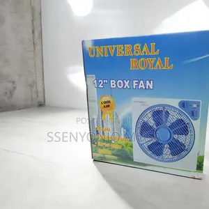 Universal Royal St-1212 12" Box Fan - Quiet, Powerful-