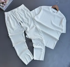 Charming Ribbed Casual Set