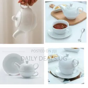 1 Set Porcelain Individual English Tea Set With Teapot