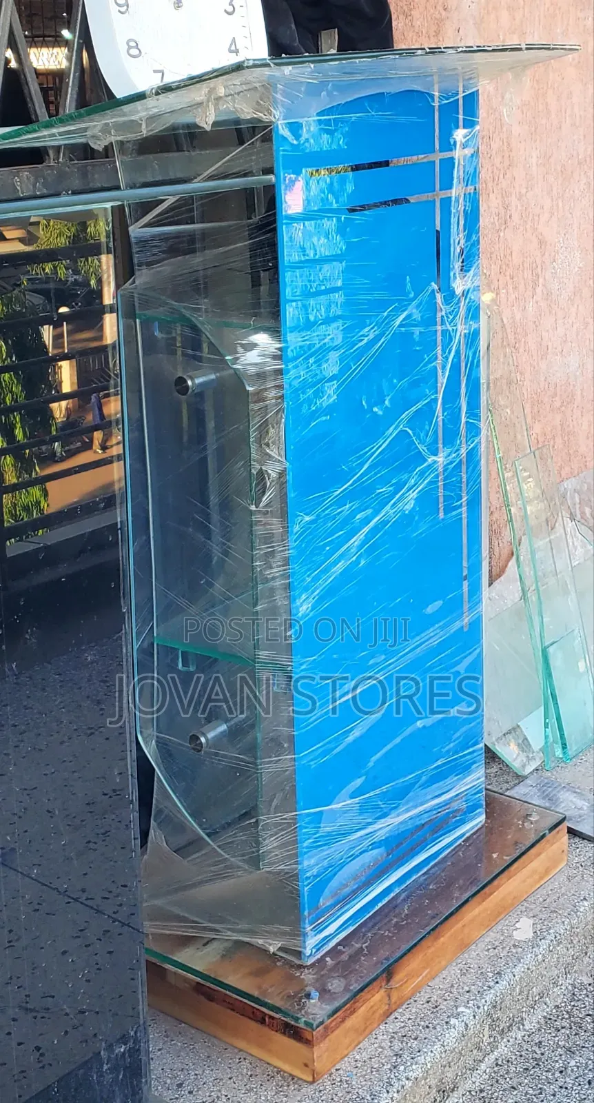 Blue Glass Pulpit