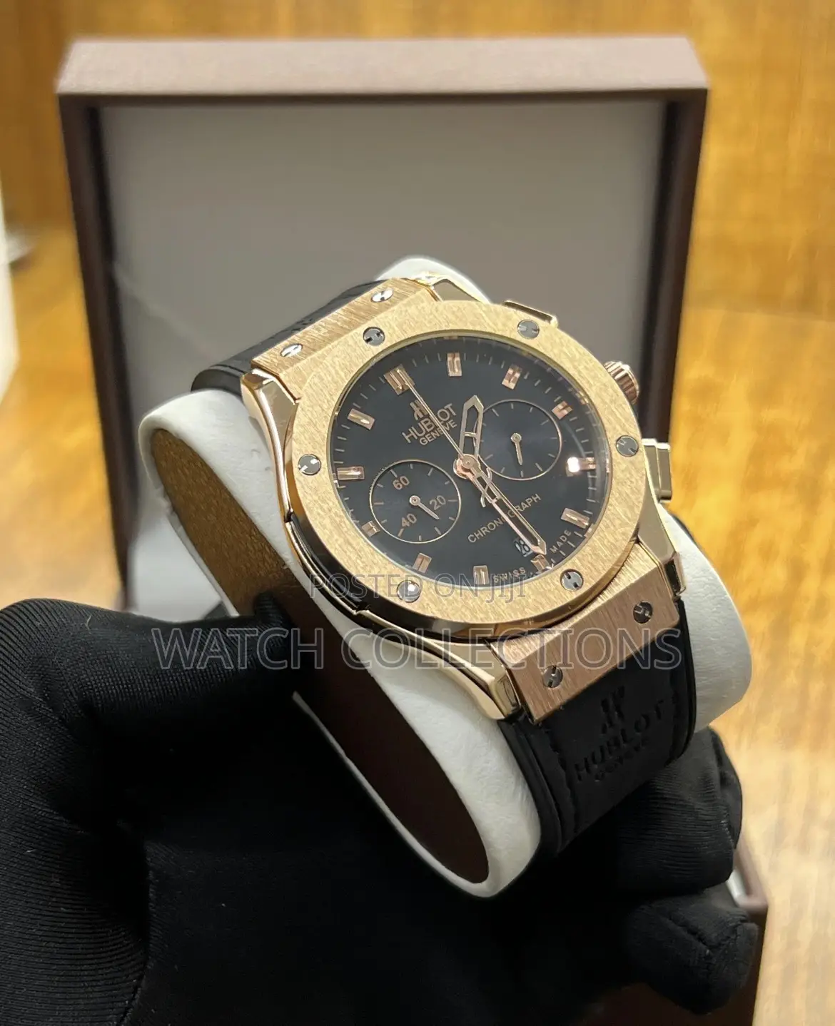 Automatic Hublot Leather Watch