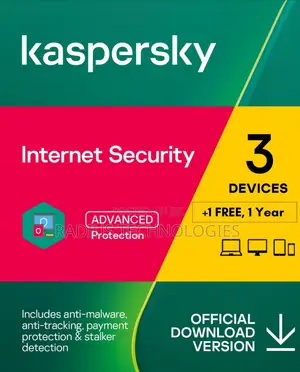 Kaspersky Internet Security – 3 Devices, 1 Year (+1 Free Device)