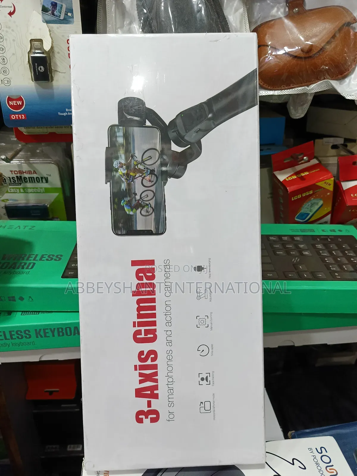 3-axis Gimbal For Smartphones And Action Cameras.