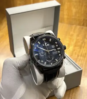 Cr7 Grand Carrera Leather Watch