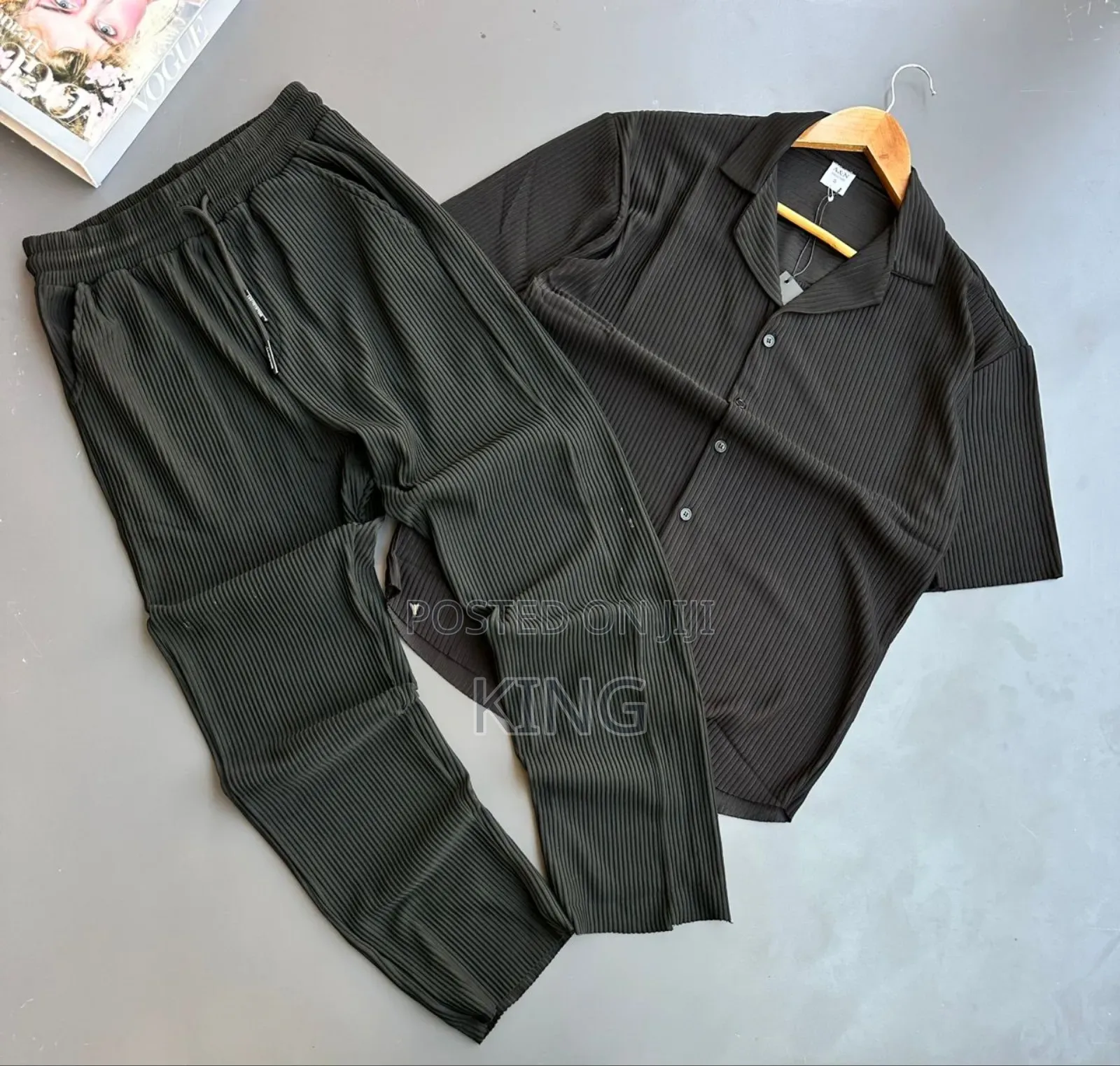 Stable Ribbed Casual Set